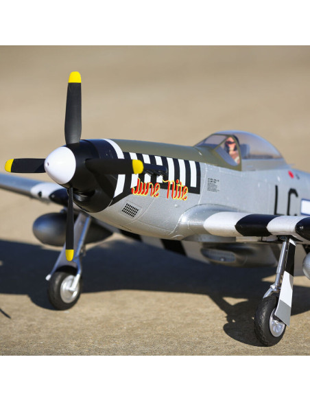 P-51D Mustang 1.2m BNF Basic avec AS3X et SAFE