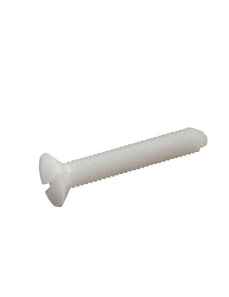 Vis nylon tête fraisée M4x30mm (10pcs)