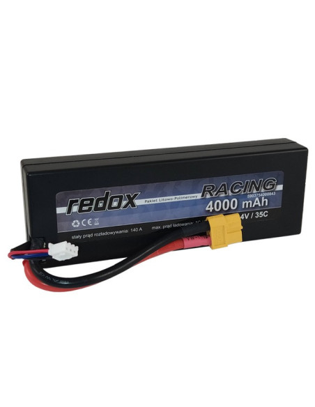 Batterie lipo 4000 Mah 2S 35C Hardcase prise XT60