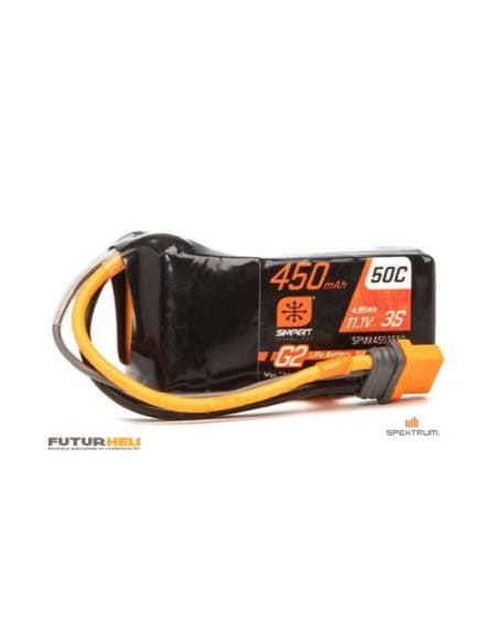 Batterie lipo 450 mAh 3S 50C pris IC2