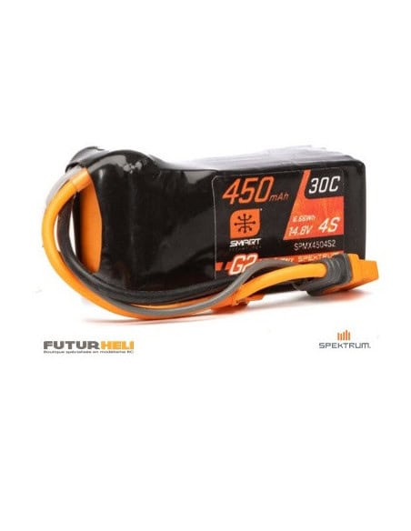 Battrie lipo 450 mAh 4S 30C prise IC2
