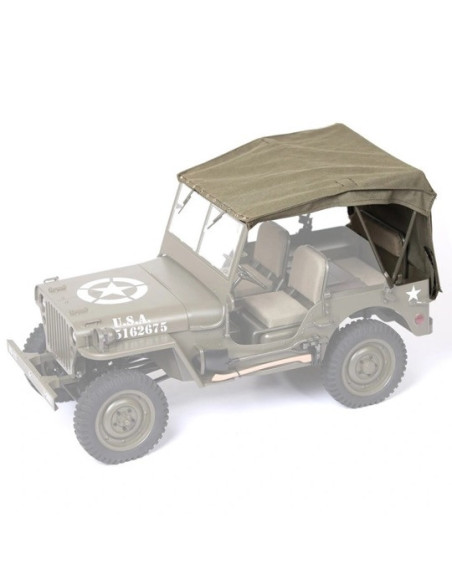Capote en tissus 1/12 1941 Willys MB pièce option