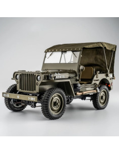 Capote en tissus 1/12 1941 Willys MB pièce option 2