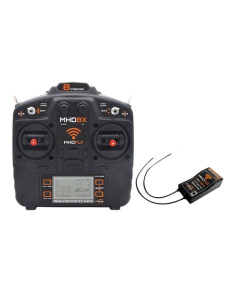 Radio programmable MHD8X 8 voies + récepteur