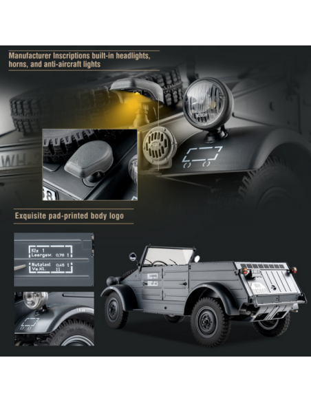 Kübelwagen Type 82 RTR Scale RTR