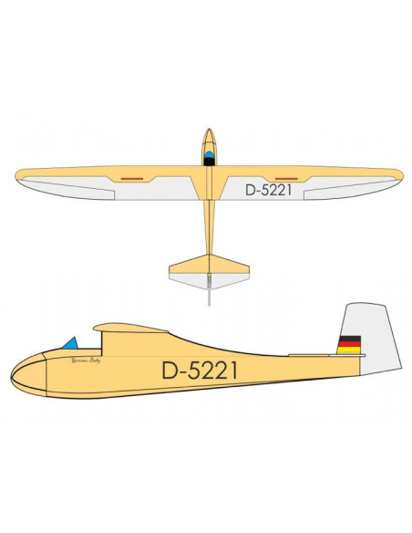 Grunau Baby (Antik) ARF envergure 2500mm
