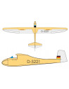Grunau Baby (Antik) ARF envergure 2500mm