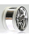 Jante arrière serie 320 (x2) Spokz Chrome