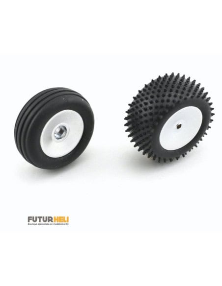 4 roues micro B 2xAV/2xAR