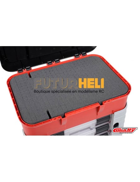 Malette outils 4 tiroirs boite + mousse