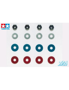 Set de cale et ecrou 4mm