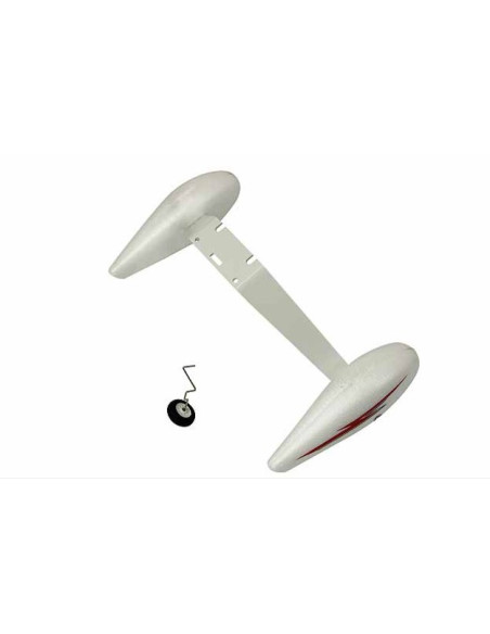 Train d'atterrissage + roulette Tommy JR