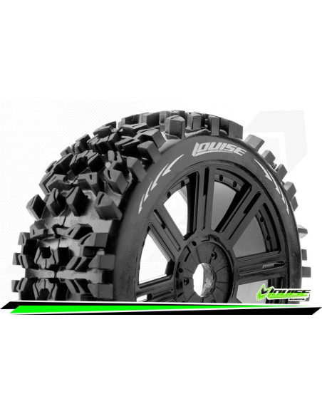 Roues (x2) B-pioneer 1/8eme soft hexa 17mm