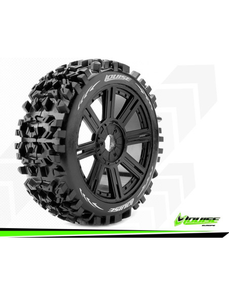Roues (x2) B-pioneer 1/8eme soft hexa 17mm