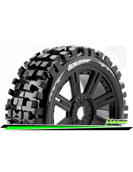 Roues (x2) B-ULLDOZE 1/8eme Hexa 17mm