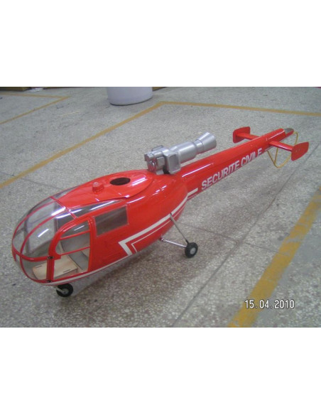 Fuselage Alouette 3 " cecurité civile " Classe 600