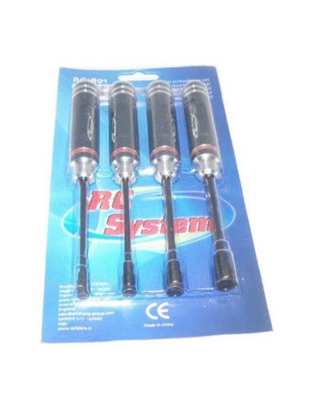 Set tournevis à douille metal 4/5,5/7/8