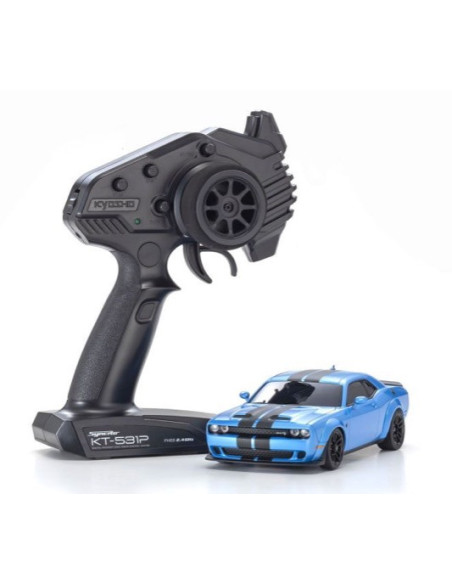 Mini-Z Challenger SRT B5 Bleu AWD