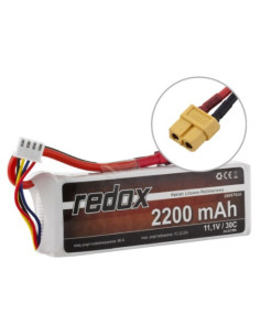 Batterie lipo 2200 Mah 11,1v 30C prise XT60