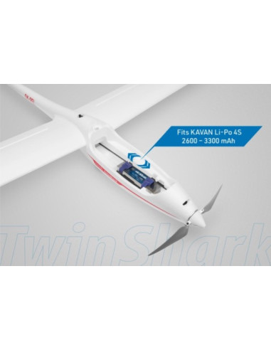 Planeur TwinShark 304TS 2700 mm PNP