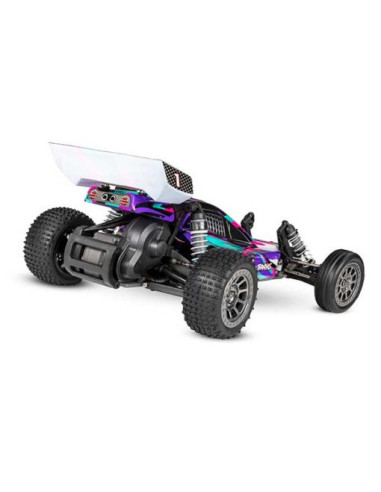 Traxxas Bandit 4x2 VWL bleu 1/10eme Bushless 110 km/h