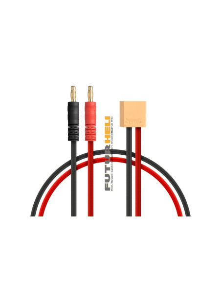 Cable de charge XT60 cable  2,5 mm 30cm