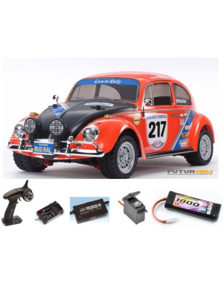 VW Beetle Rally + Radio + Batterie + Chargeur