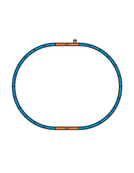 Train de Noêl set complet HO