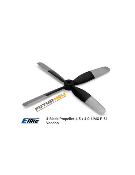 Helice 4 pales 4.5 x 4.0: UMX P-51 Voodoo