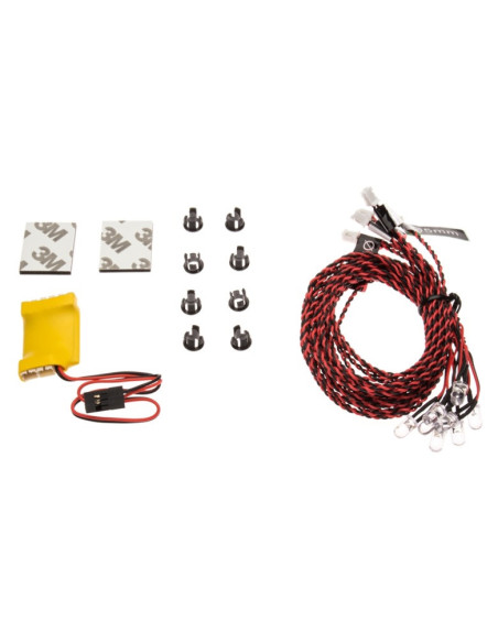 Eclairage led pour avion 8 led 5mm