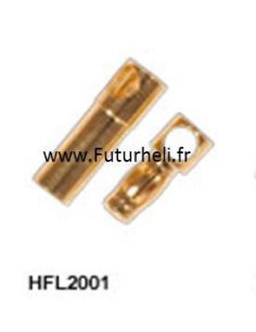 Connecteur Or  G3.5 mm  2paires - Flightline