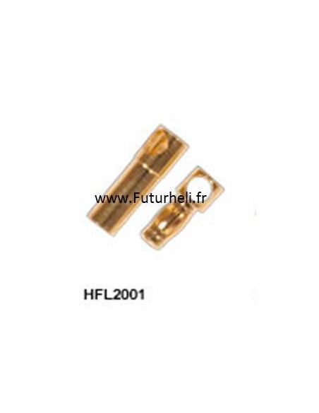 Connecteur Or  G3.5 mm  2paires - Flightline