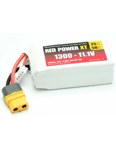 batterie lipo 1300 MAH 3S 11,1v prise XT60