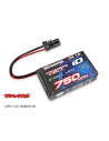 Batterie lipo 750 Mah 7,4v 2S ID TRX-4M