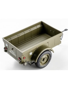 Remorque 1/12eme jeep willys MB
