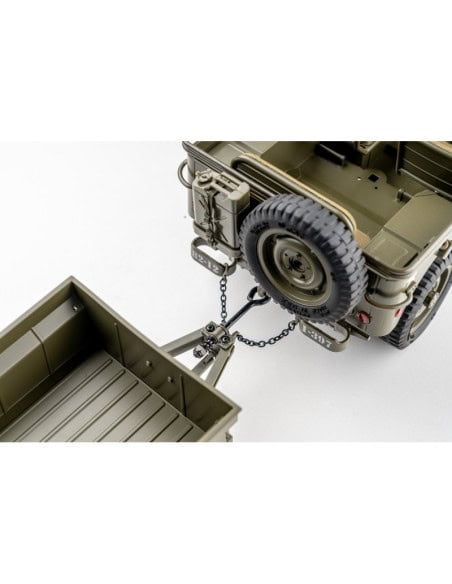 Remorque 1/12eme jeep willys MB