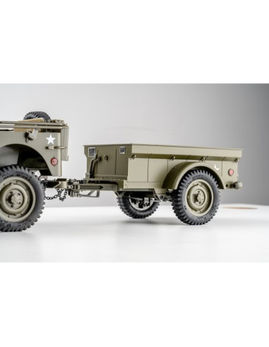 Remorque 1/12eme jeep willys MB