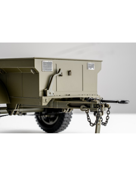 Remorque 1/12eme jeep willys MB