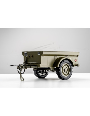 Remorque 1/12eme jeep willys MB