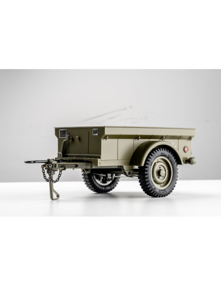 Remorque 1/12eme jeep willys MB