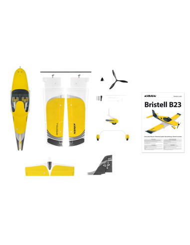 Bristell B23 (env 1600mm) Jaune PNP