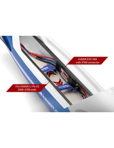 Motoplaneur Swift S1 (env 2400 mm) PNP Rouge