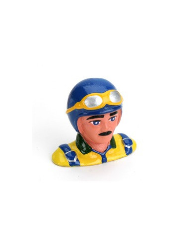 pilote 1/9 avec casque et lunette hangar9