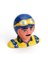 pilote 1/9 avec casque et lunette hangar9