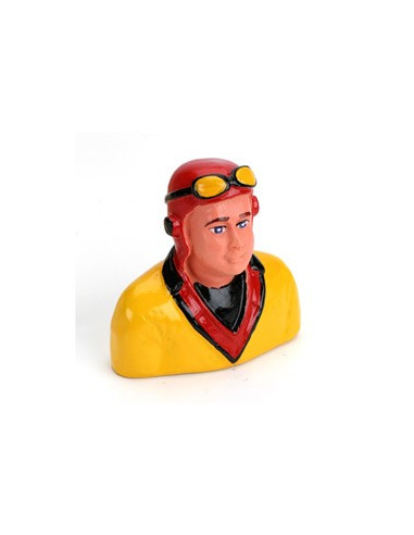 Pilote 1/9 "hank" avec casque et lunettes hangar9