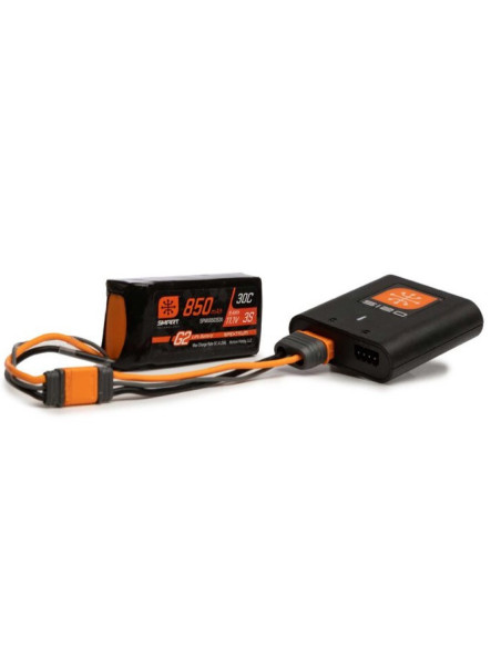 Set batterie lipo 850 mah 3S  + Chargeur