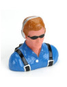 Pilote Civile 1/6  avec casque et lunettes de soleil