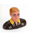 Pilote civil 1/6 sans lunettes ni chapeau