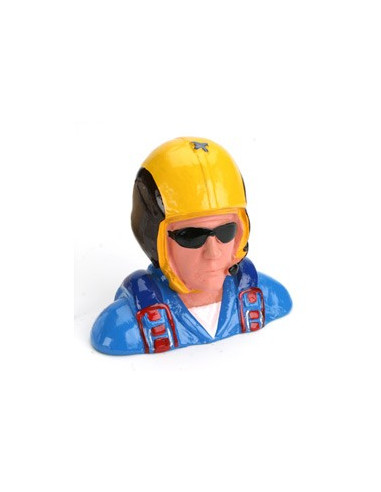 pilote Civil 1/4 acrobatie avec casque micro sangle Hangar9