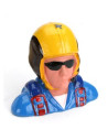 pilote Civil 1/4 acrobatie avec casque micro sangle Hangar9